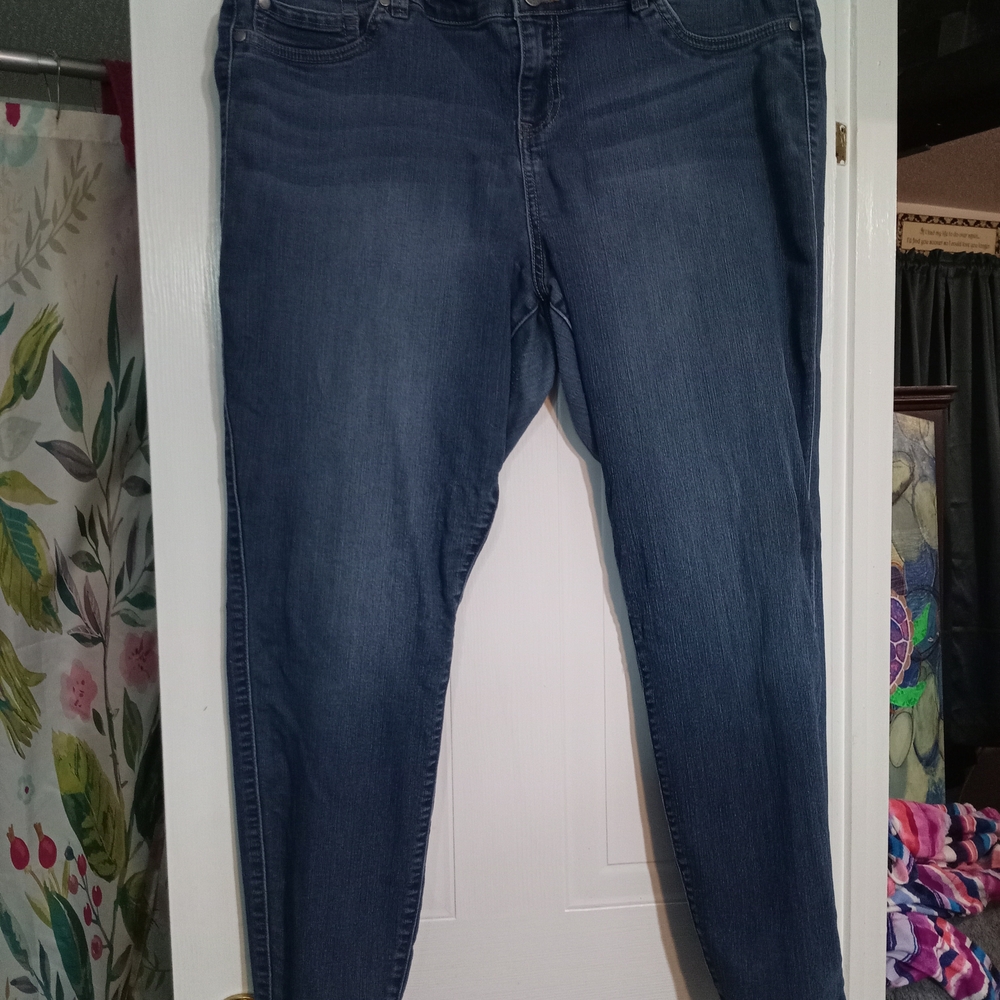 Torrid Blue Straight Leg Jeans with Classic Indigo Wash